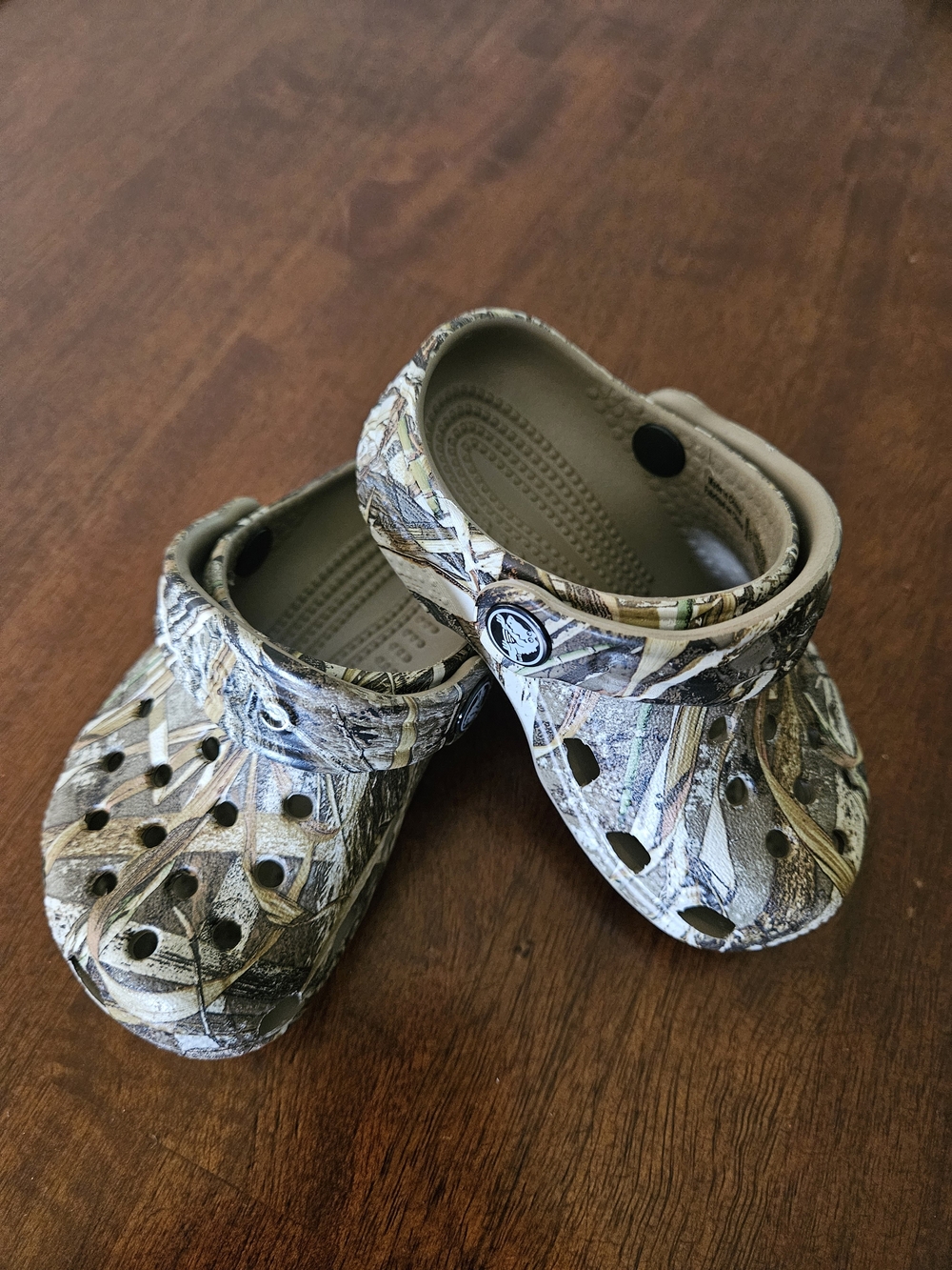 NWOTs CROCS Littles Clog - Realtree Camouflage Print